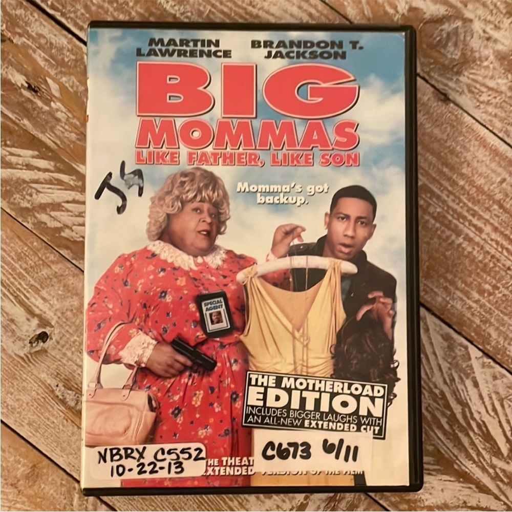 3/$15 u pick dvds📀or 1/$9~  Big Momma’s: Like Father Like Son